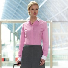 Brook Taverner Women's Franca Fitted Long Sleeve Blouse