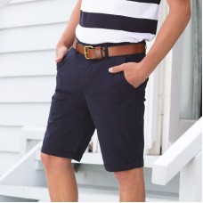 Front Row Men's Stretch Flat Front Chino Shorts