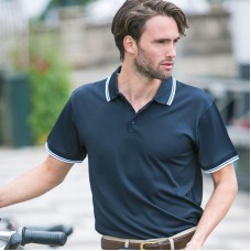 Henbury Men's Coolplus Wicking Yarn Polo Shirt