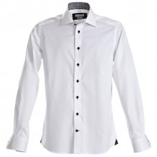 J Harvest & Frost Men's Regular Fit 20 Red Bow Collection Shirt