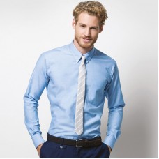 Kustom Kit Men's Slim Fit Oxford Long Sleeved Shirt Kustom Kit Men's Slim Fit Oxford Long Sleeved Shirt
