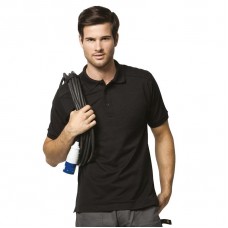 Kustom Kit Men's Shoulder Patch Detail Polo Shirt