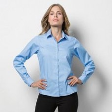 Kustom Kit Women's Contemporary Long Sleeve Business Blouse