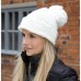 Result Winter Adult's Chunky Knit Spider Pom Pom Hat