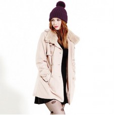 Beechfield Women's Faux Fur Pom Pom Arosa Bobble Beanie Hat