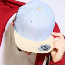 Yupoong Flexfit Adult's Chambray Suede Snapback Cap