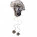 Fashion Hat House Adult's Faux Fur Trim Blitzen Reindeer Trapper Hat