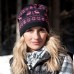 Result Winter Essentials Adult's Reindeer Fleece Lined Snood Hat