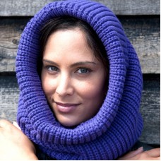 Result Winter Essentials Adult's Whistler Chunky Knit Snood Hood