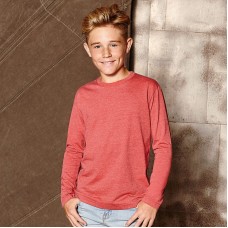 Russell Boy's Crew Neck Long Sleeve Hd T-shirt