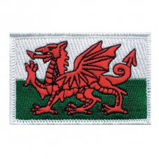 Flag Badges Wales Iron On Badge