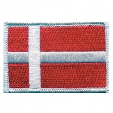 Flag Badges Denmark Iron On Badge