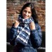 Result Winter Adult's Fair Isle Double Layer Jacquard Scarf