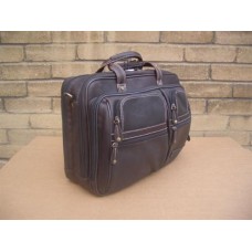 Woodland Leather Versatile Travel Briefcase