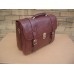 Woodland Leather Classic Retro Style Briefcase