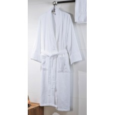 Jassz Unisex Shawl Collar Long Sleeve Bath Robe