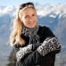 Result Winter Essentials Adult's Snow Leopard Scarf And Glove Set1