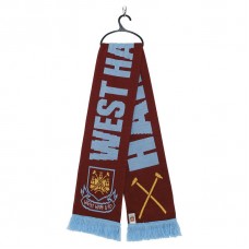 Official Footbal Merchandise Adult's West Ham Fc Scarf