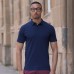 Skinni Fit Men's Fashion Slim Long Line Fit Polo Shirt