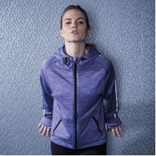Tombo Women's Lightweight Reflective Running Hooded Top