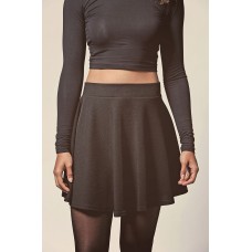 Brave Soul Women's Nina A Line Waffle Jacquard Skirt