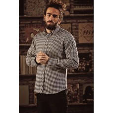 Brave Soul Men's Blaze Gingham Check Heavily Brushed Shirt