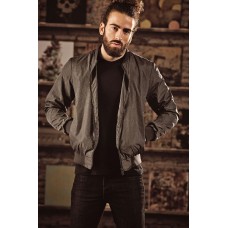 Brave Soul Men's Etihad Marl Effect Shell Bomber Jacket