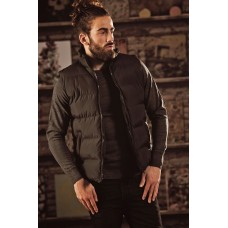 Brave Soul Men's Sterling Quilted Mini Ripstop Gilet