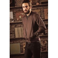 Brave Soul Men's Sanjay Classic Ribbed Cuff Bomber Jacket