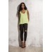 Brave Soul Women's Tayla Loose Fit Sheer Vest T-shirt