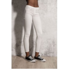 Brave Soul Women's Ariel Stretch Fit Pure White Jegging