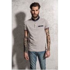 Brave Soul Men's Macduff Double Tipped Button Collar Polo Shirt