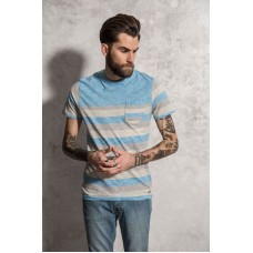 Brave Soul Men's Luther Striped Pocket T-shirt