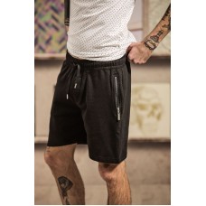 Brave Soul Men's Martell Zip Pocket Jersey Drawcord Shorts