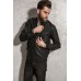 Brave Soul Men's Kenyon Pu Pocket Flap Baseball Jacket