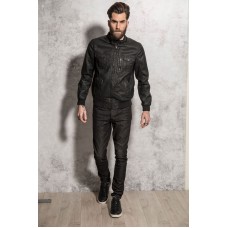 Brave Soul Men's Gallier Fashion Fit Padded Pu Jacket