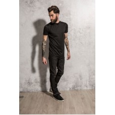 Brave Soul Men's Mcbose Long Length Curved Hem T-shirt
