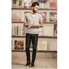 Brave Soul Men's Fable Mock Under Shirt V-neck T-shirt Brave Soul Men's Fable Mock Under Shirt V-neck T-shirt