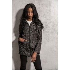 Brave Soul Women's Jungle Print Rain Mac