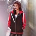 Awdis Just Hoods Urban Varsity Zipped Hooded Sweatshirt
