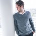 Henbury Men's V-neck Marl Sweater