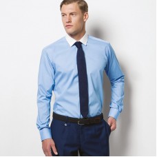 Kustom Kit Men's Contrast Collar Long Sleeve Business Shirt