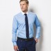 Kustom Kit Men's Contrast Collar Long Sleeve Business Shirt