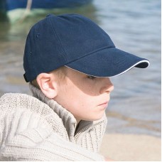Result Kid's Low Profile Adjustable Sandwich Peak Baseball Cap