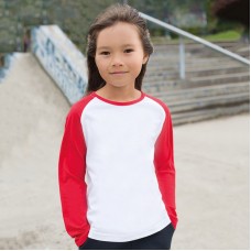 Sf Minni Children's Long Sleeve Baseball T-shirt