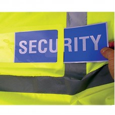 Transfers Back Patch Weatherproof Safety Pocket