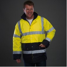 Yoko Men's High Visibility Two-tone Motorway Jacket (hvp302)