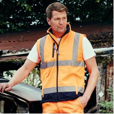 Yoko Men's High-visibility Softshell Gilet (hv006) Yoko Men's High-visibility Softshell Gilet (hv006)