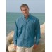 Front Row Mens Long Sleeve Denim Shirt