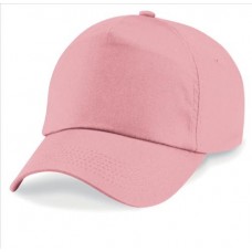 Beechfield Adults 5 Panel Unlined Cotton Cap